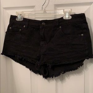 Black Denim Forever 21 Shorts